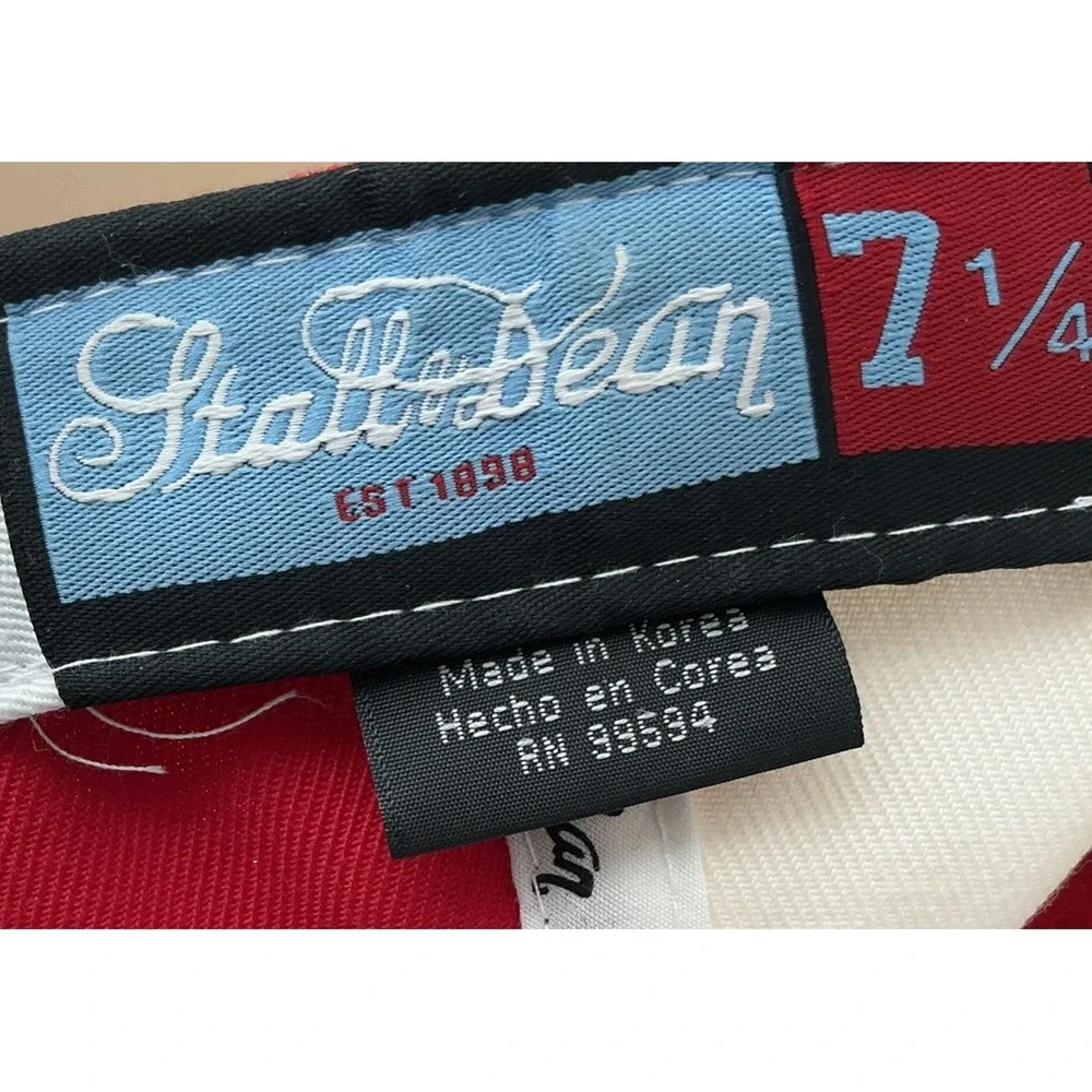 Stall & Dean Red/Blue St. Louis Gunners Baseball Cap Fitted Size 7 1/4 NFL‎